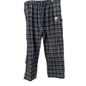 Pittsburgh Steelers NFL Plaid Pajama Pants Lounge Sleepwear Men's 2XL